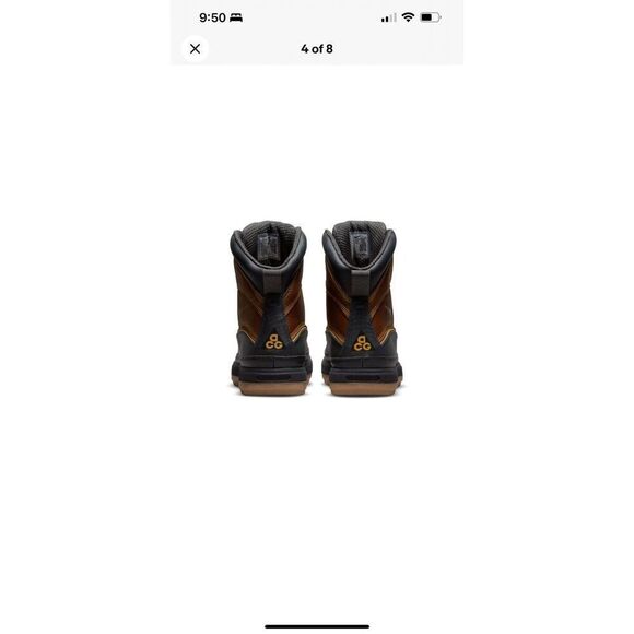Nike 525393-770 Woodside II Men Sz 7 US Dark Gold Leaf/Dark Gold Leaf Boots - Picture 15 of 16